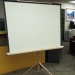 Da-Lite Vintage Projection Screen w Tripod Stand 47" W X 42" H